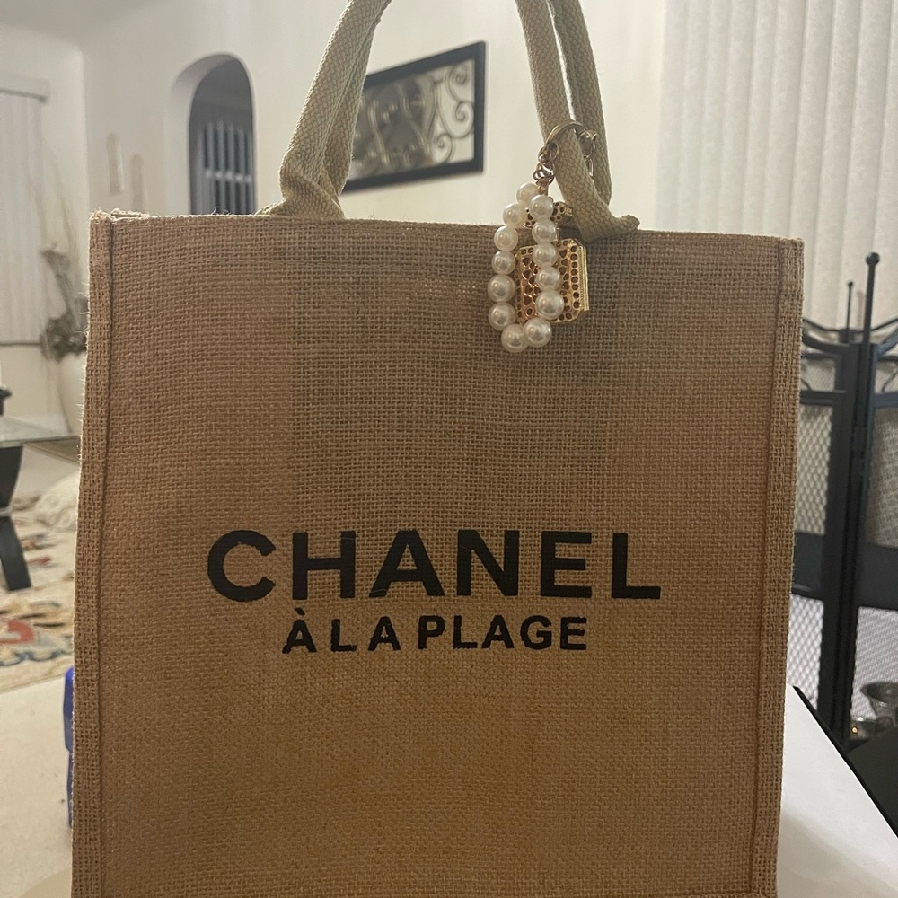 (SOLD)Promotional Tan Tote Bag